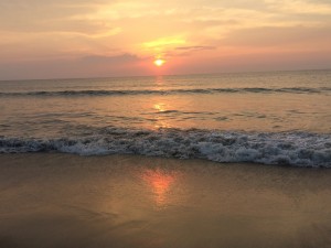 Duck beach at sunrise.